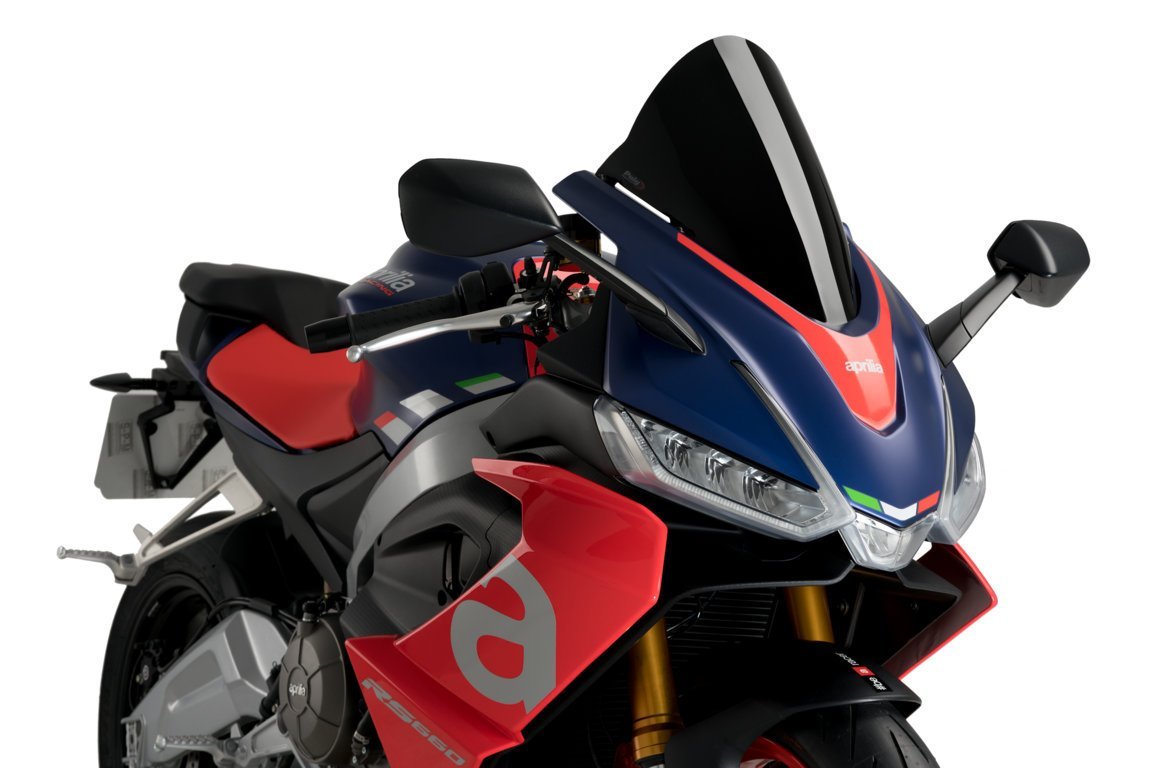 Puig R-Racer Screen | Black (Opaque) | Aprilia RS 660 2021>Current - Shop name