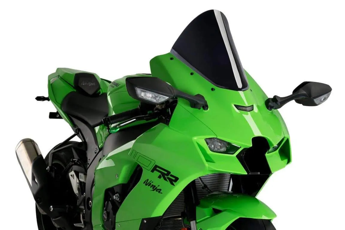 Puig R-Racer Screen | Black (Opaque) | Kawasaki ZX-10R 2021>Current - Shop name