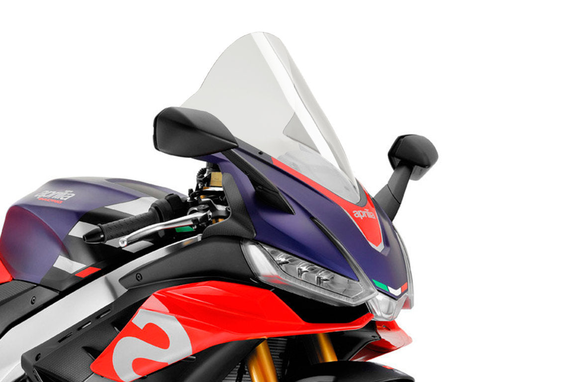 Puig R-Racer Screen | Clear | Aprilia RSV4 2021>Current - Pyramid Motorcycle Accessories
