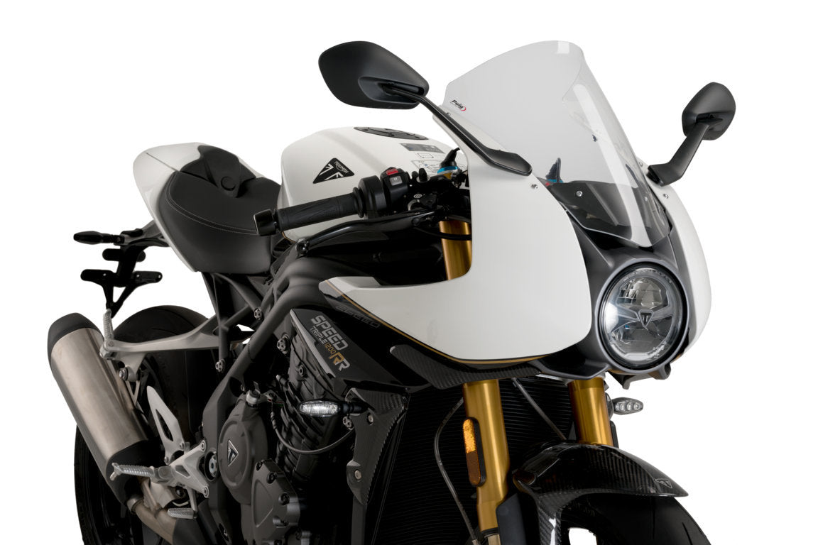 Puig R-Racer Screen | Clear | Triumph Speed Triple 1200 RR 2022>Current - Shop name