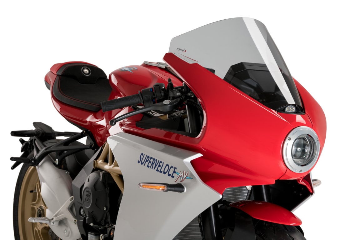 Puig R-Racer Screen | Light Smoke | MV Agusta Superveloce 800 2021>Current - Shop name