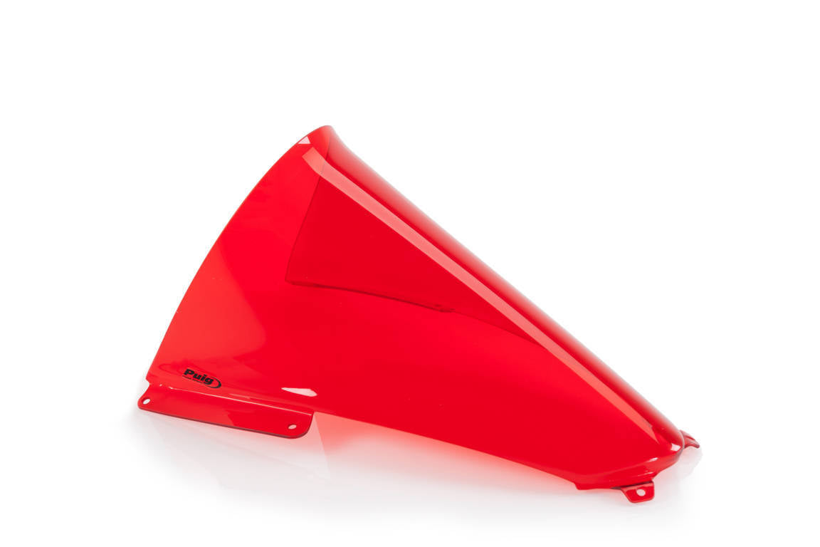 Puig R-Racer Screen | Red | Ducati Panigale V4 2020>Current - Pyramid Motorcycle Accessories