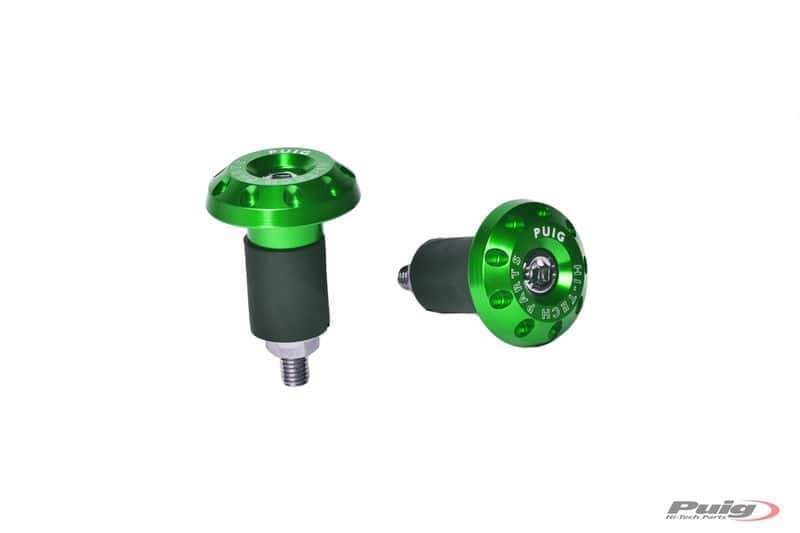 Puig Race Bar Ends | Green - Shop name