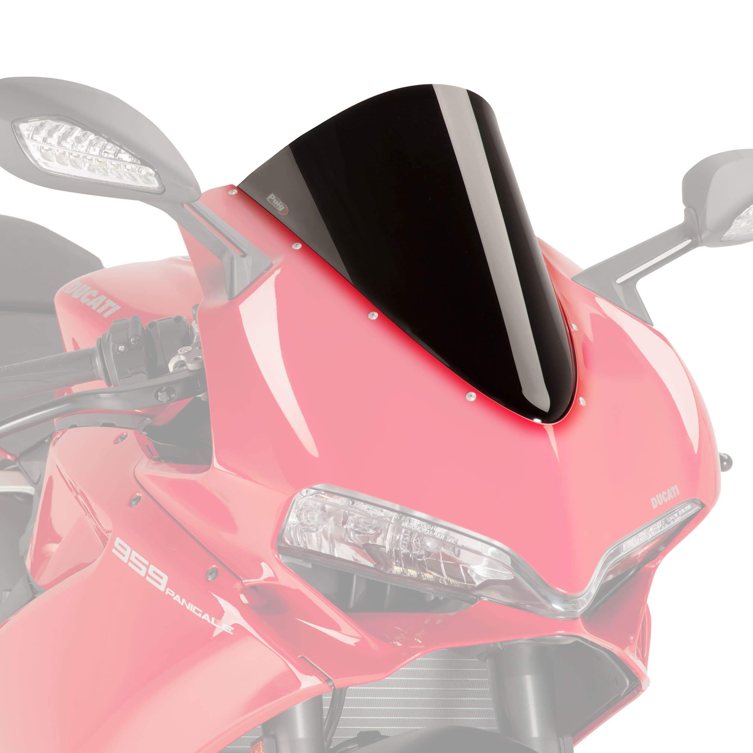 Puig Racing Screen | Black (Opaque) | Ducati 959 Panigale Corse 2018>2020 - Shop name