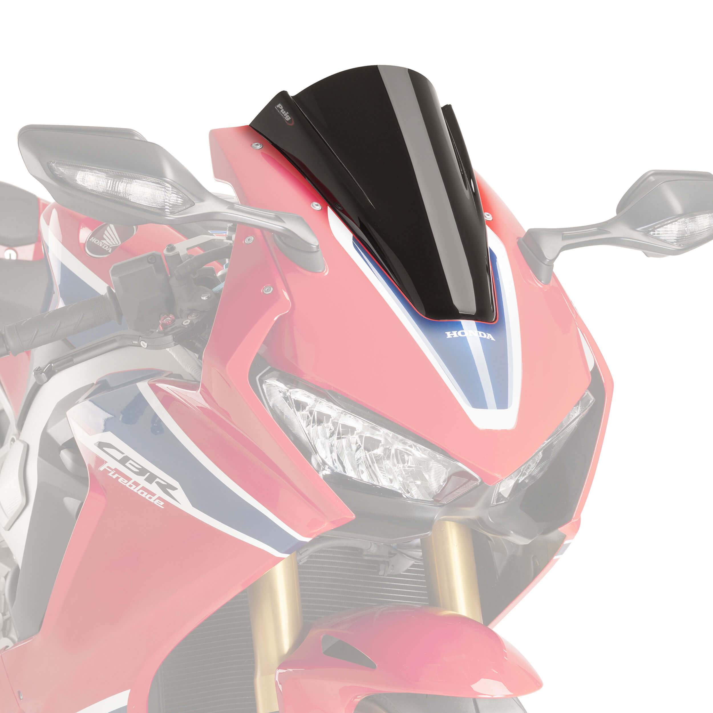 Puig Racing Screen | Black (Opaque) | Honda CBR 1000 RR 2017>2019 - Shop name