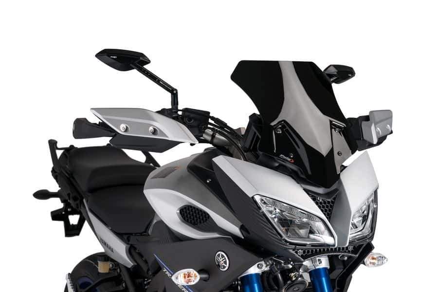 Puig Racing Screen | Black (Opaque) | Yamaha Tracer 900 2015>2017 - Shop name
