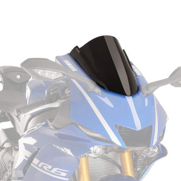 Puig Racing Screen | Black (Opaque) | Yamaha YZF-R6 2017>Current - Shop name