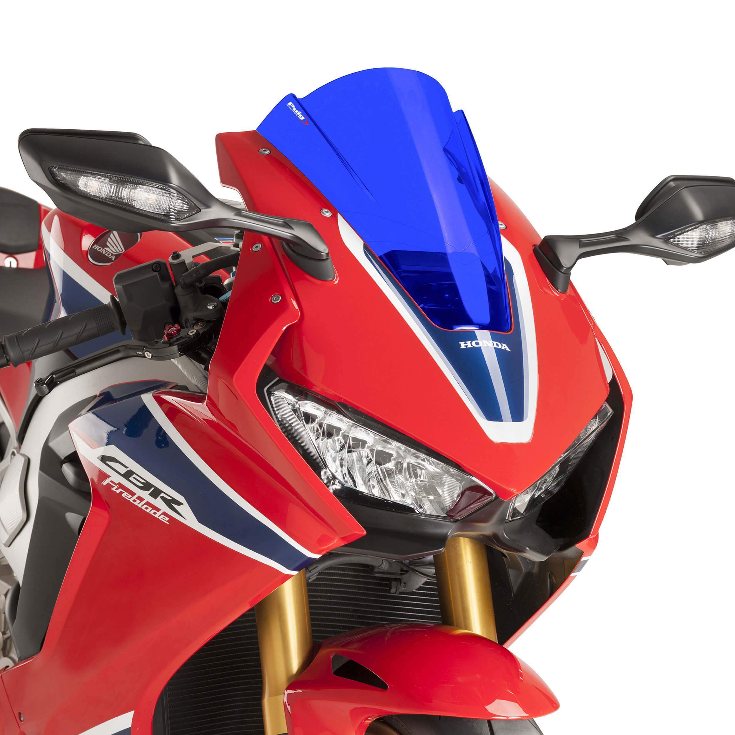 Puig Racing Screen | Blue | Honda CBR 1000 RR 2017>2019 - Shop name