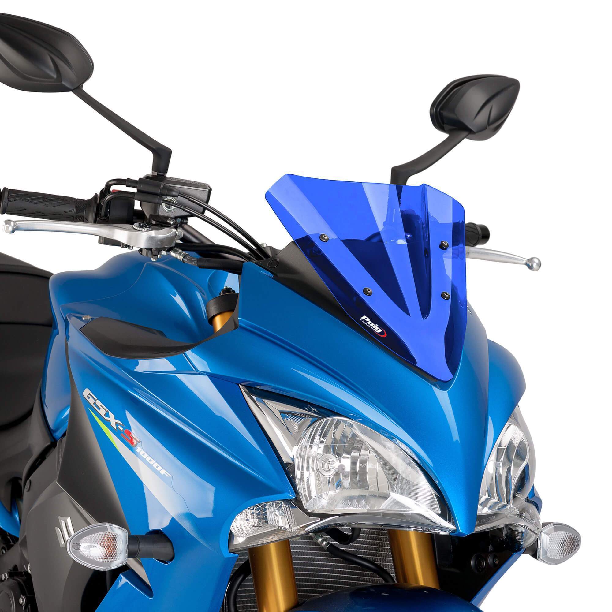 Puig Racing Screen | Blue | Suzuki GSX-S 1000 FA 2015>Current - Shop name