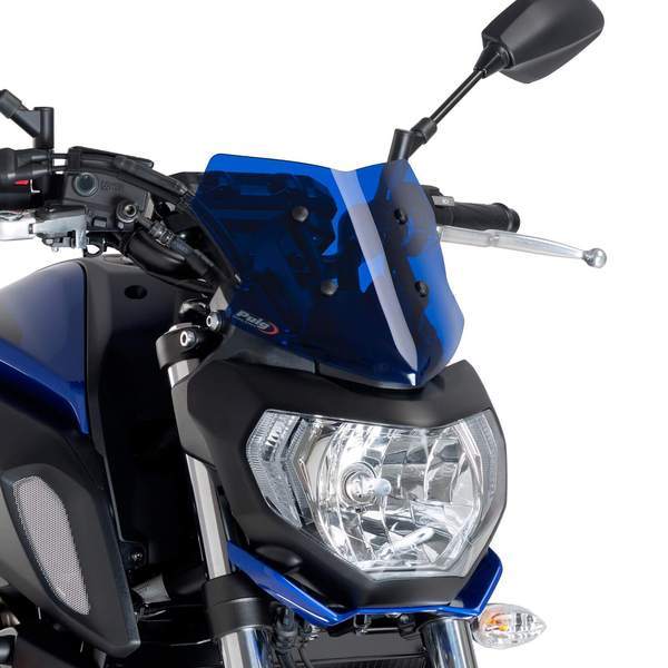 Puig Racing Screen | Blue | Yamaha MT-07 2018>2020 - Shop name