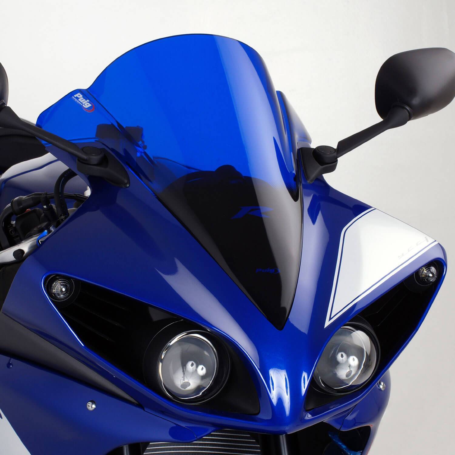 Puig Racing Screen | Blue | Yamaha YZF-R1 2009>2014 - Shop name