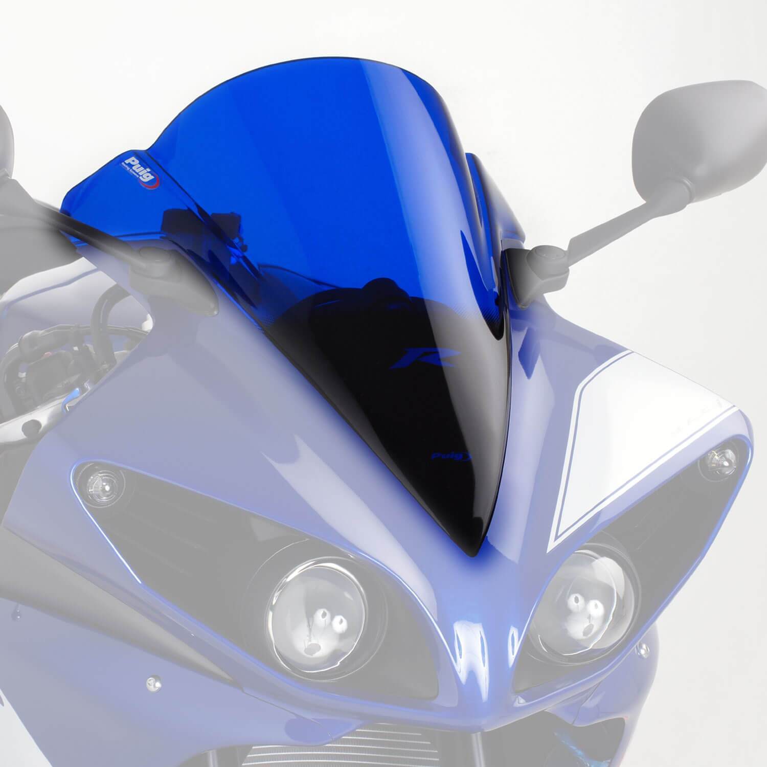 Puig Racing Screen | Blue | Yamaha YZF-R1 2009>2014 - Shop name
