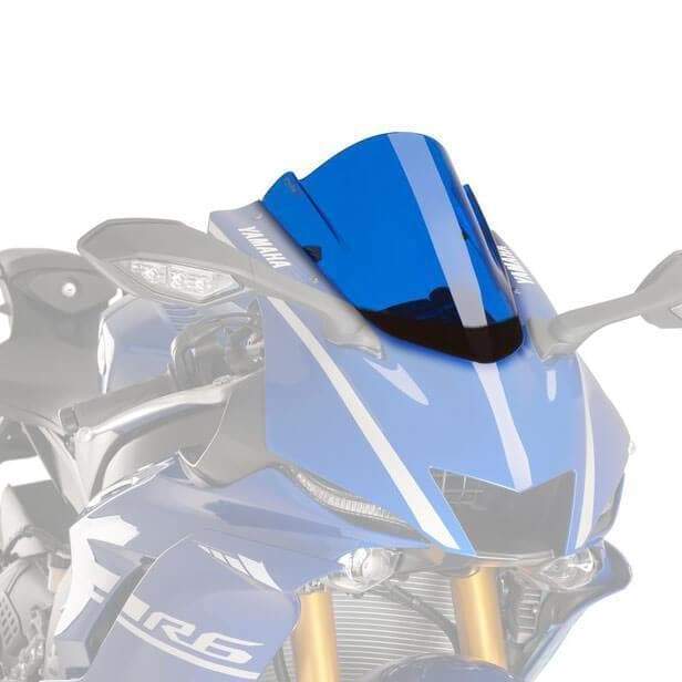 Puig Racing Screen | Blue | Yamaha YZF-R6 2017>Current - Shop name