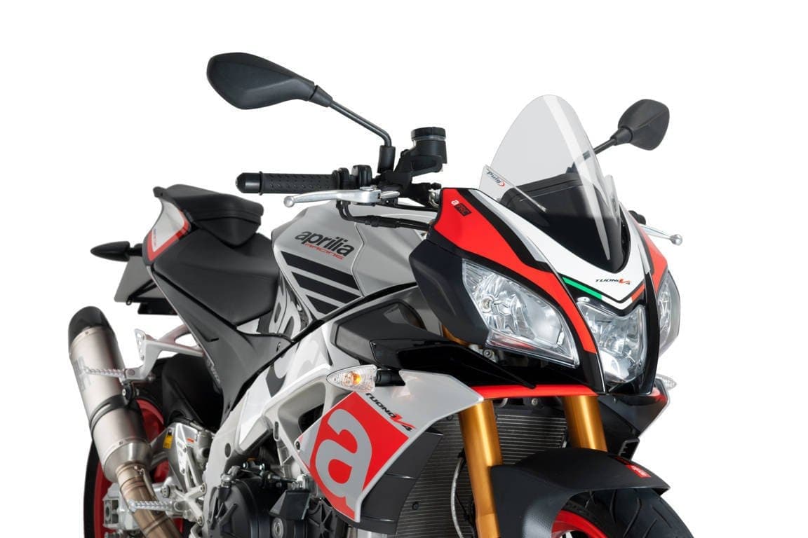 Puig Racing Screen | Clear | Aprilia Tuono 125 2017>Current - Shop name