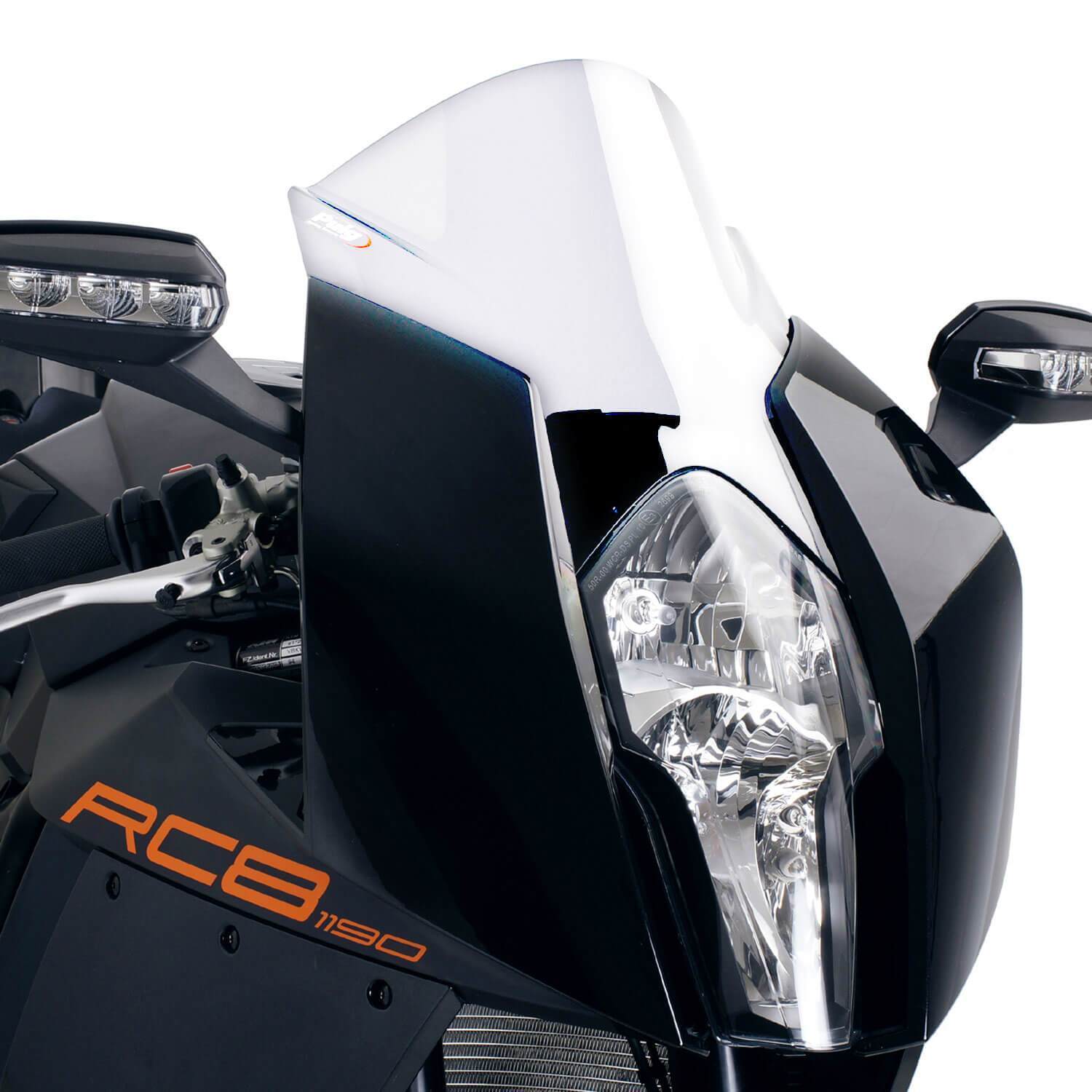Puig Racing Screen | Clear | KTM 1190 RC8/R 2008>2015 - Shop name