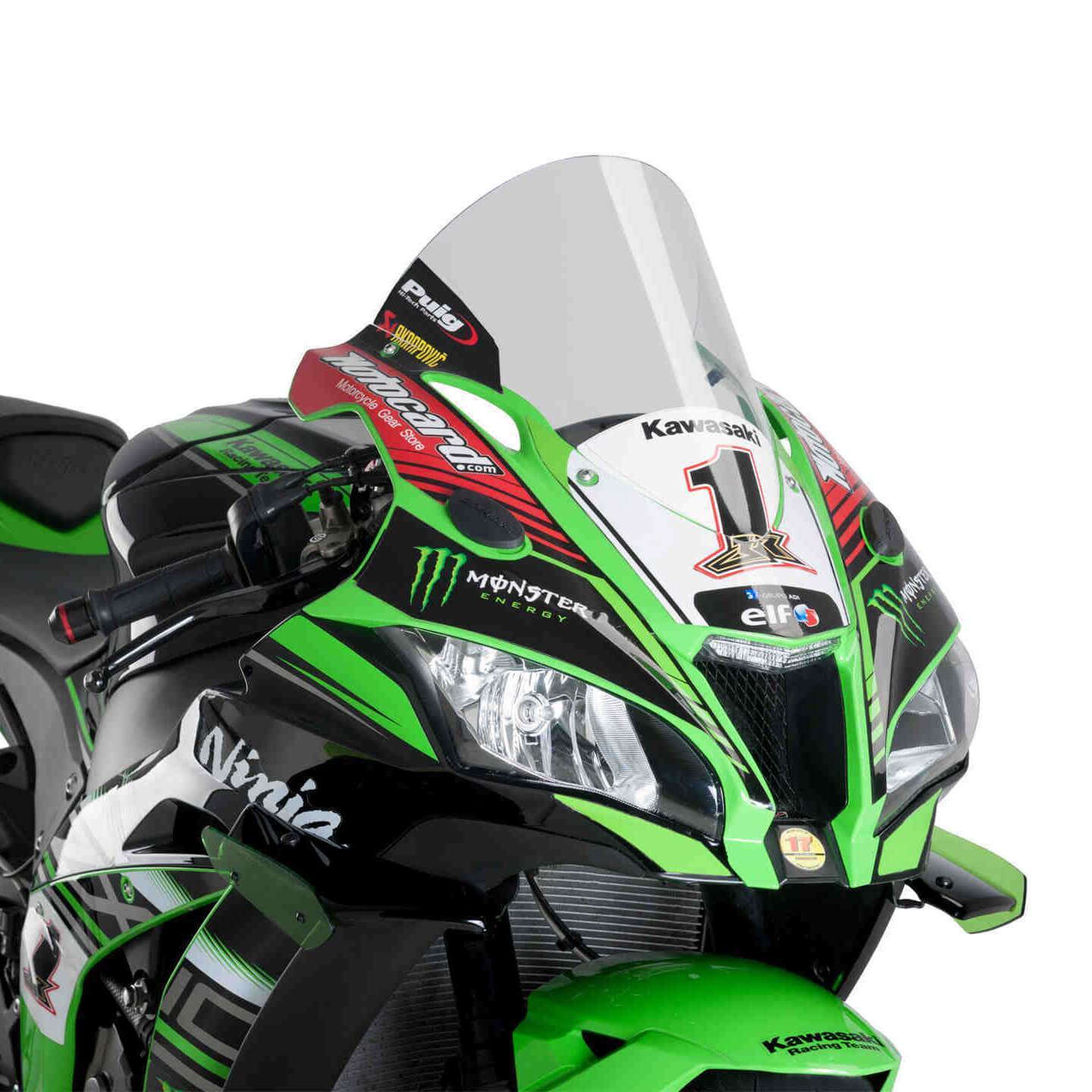 Puig Racing Screen | Clear | Kawasaki ZX10-R 2016>2020 - Shop name