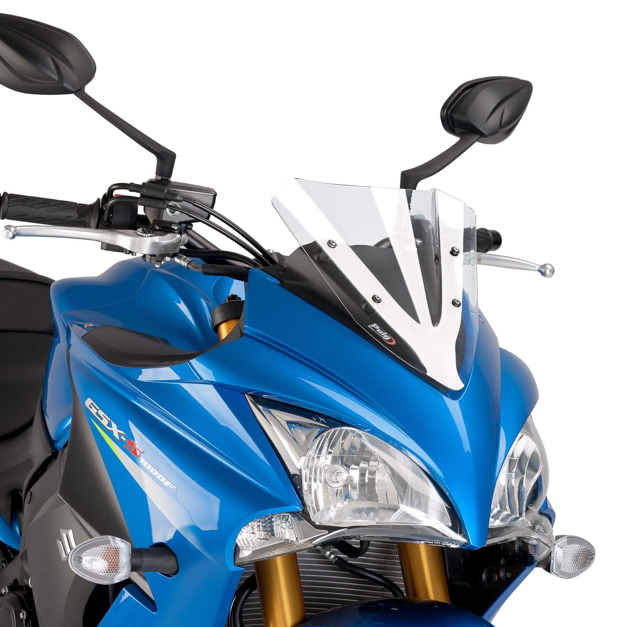Puig Racing Screen | Clear | Suzuki GSX-S 1000 FA 2015>Current - Shop name