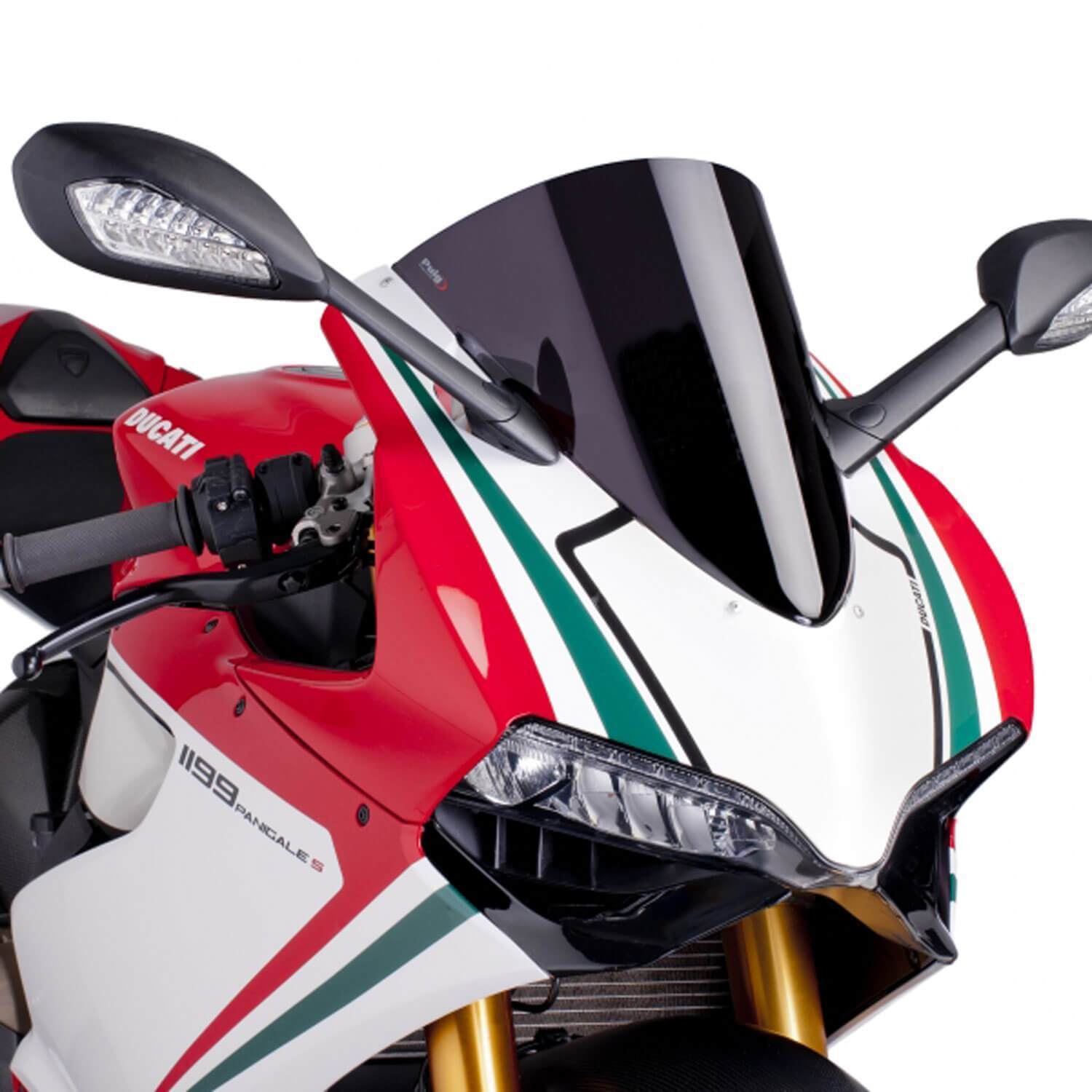 Puig Racing Screen | Dark Smoke | Ducati 899 Panigale 2014>2015 - Shop name