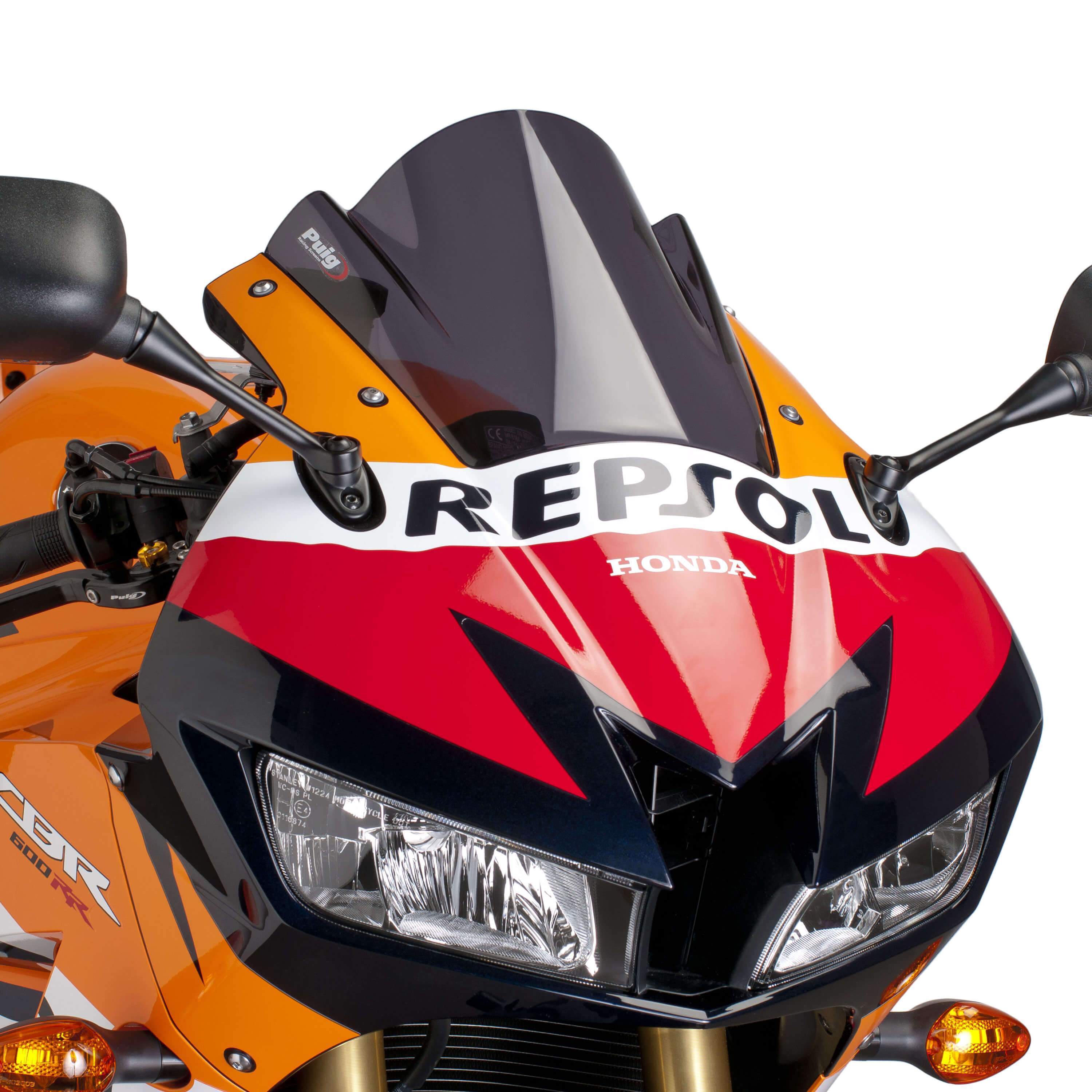 Puig Racing Screen | Dark Smoke | Honda CBR 600 RR 2013>2016 - Shop name