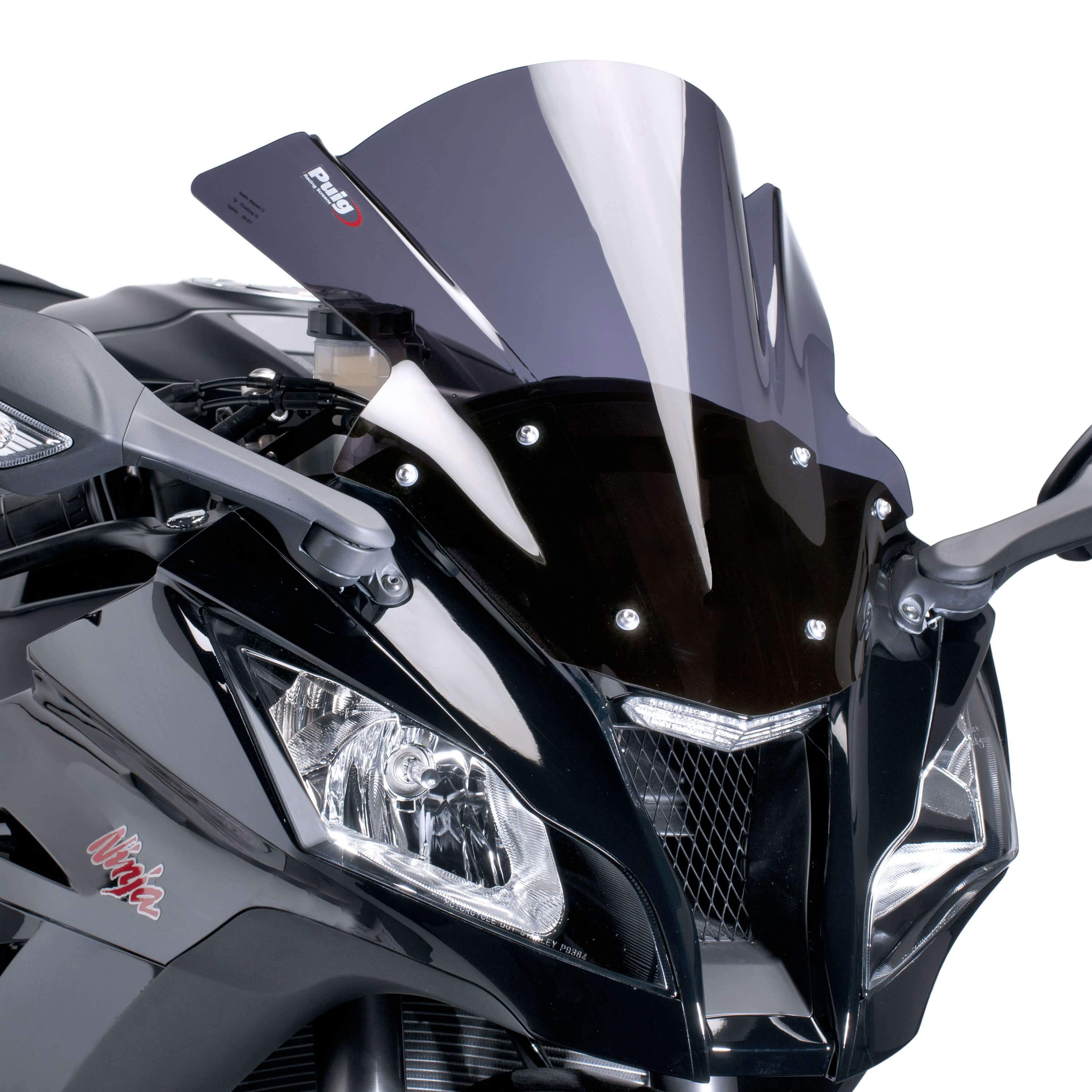 Puig Racing Screen | Dark Smoke | Kawasaki ZX10-R 2011>2015 - Shop name