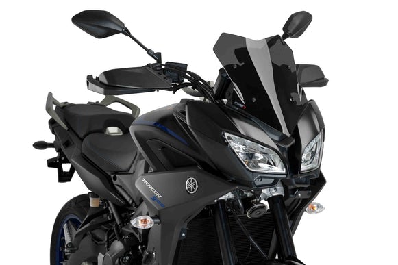 Puig Racing Screen | Dark Smoke | Yamaha Tracer 9 2021>2022 - Pyramid Motorcycle Accessories