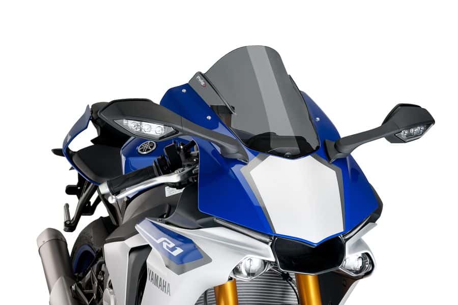 Puig Racing Screen | Dark Smoke | Yamaha YZF-R1 2015>2019 - Shop name