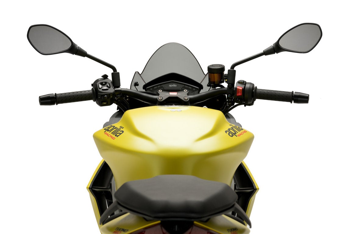Puig Racing Screen | Light Smoke | Aprilia Tuono V4 2021>Current - Pyramid Motorcycle Accessories