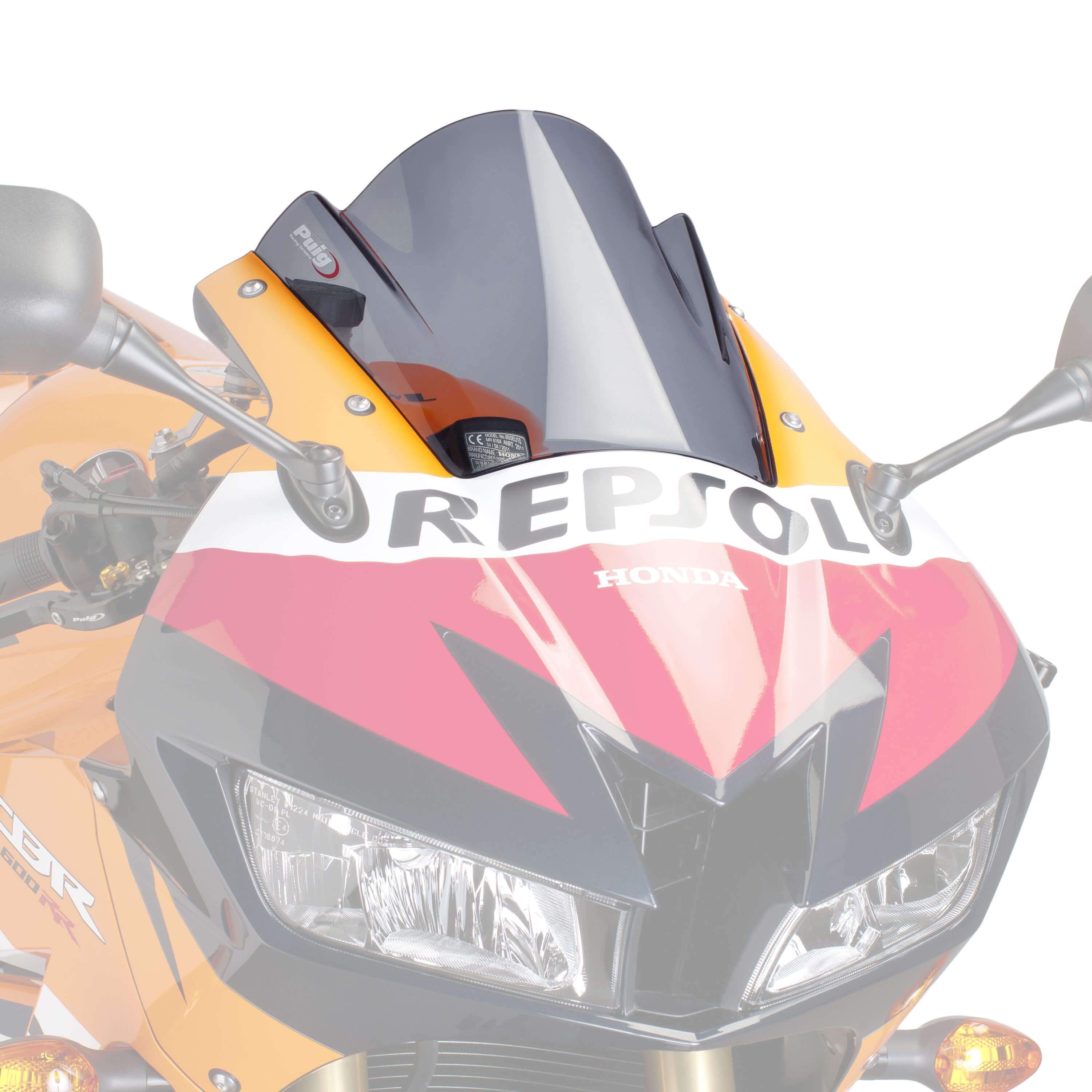 Puig Racing Screen | Light Smoke | Honda CBR 600 RR 2013>2016 - Shop name