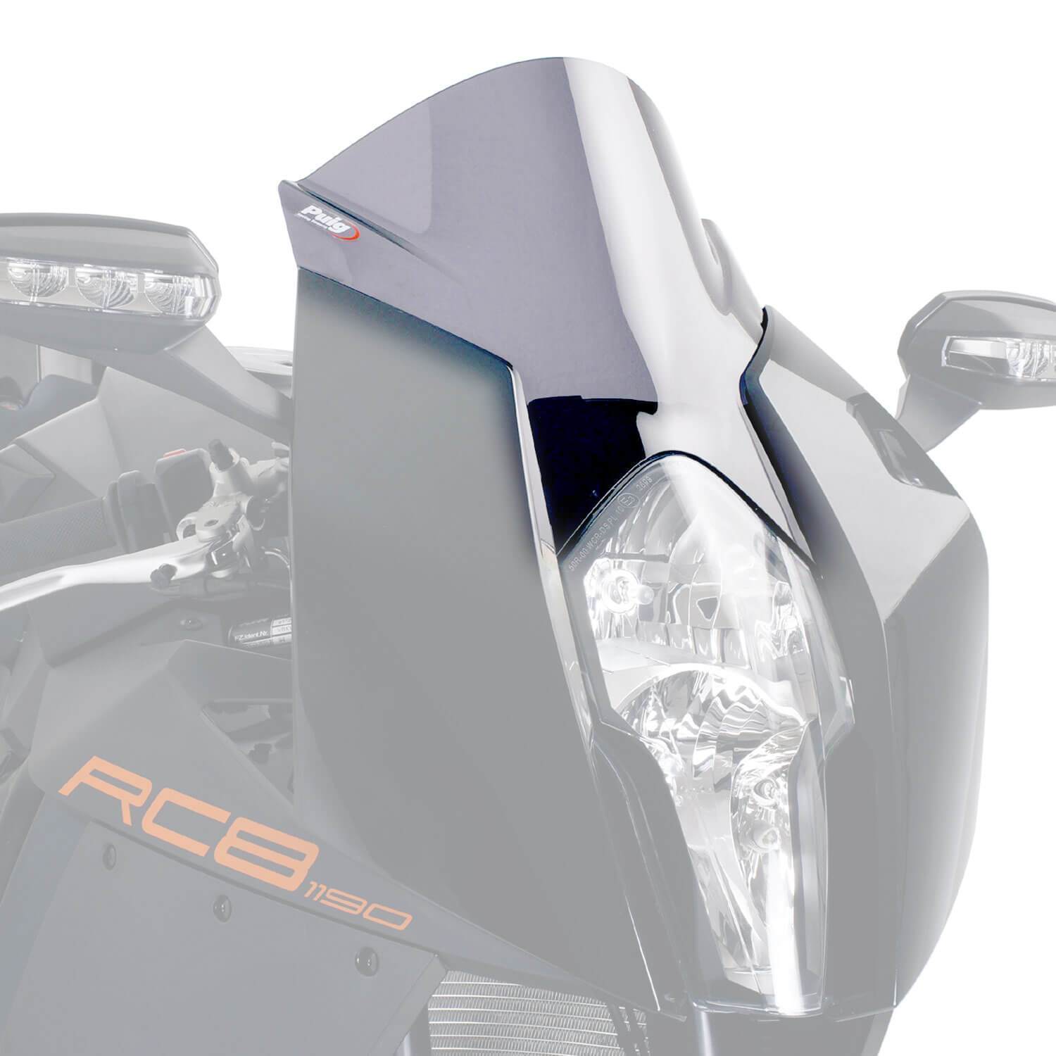 Puig Racing Screen | Light Smoke | KTM 1190 RC8/R 2008>2015 - Shop name