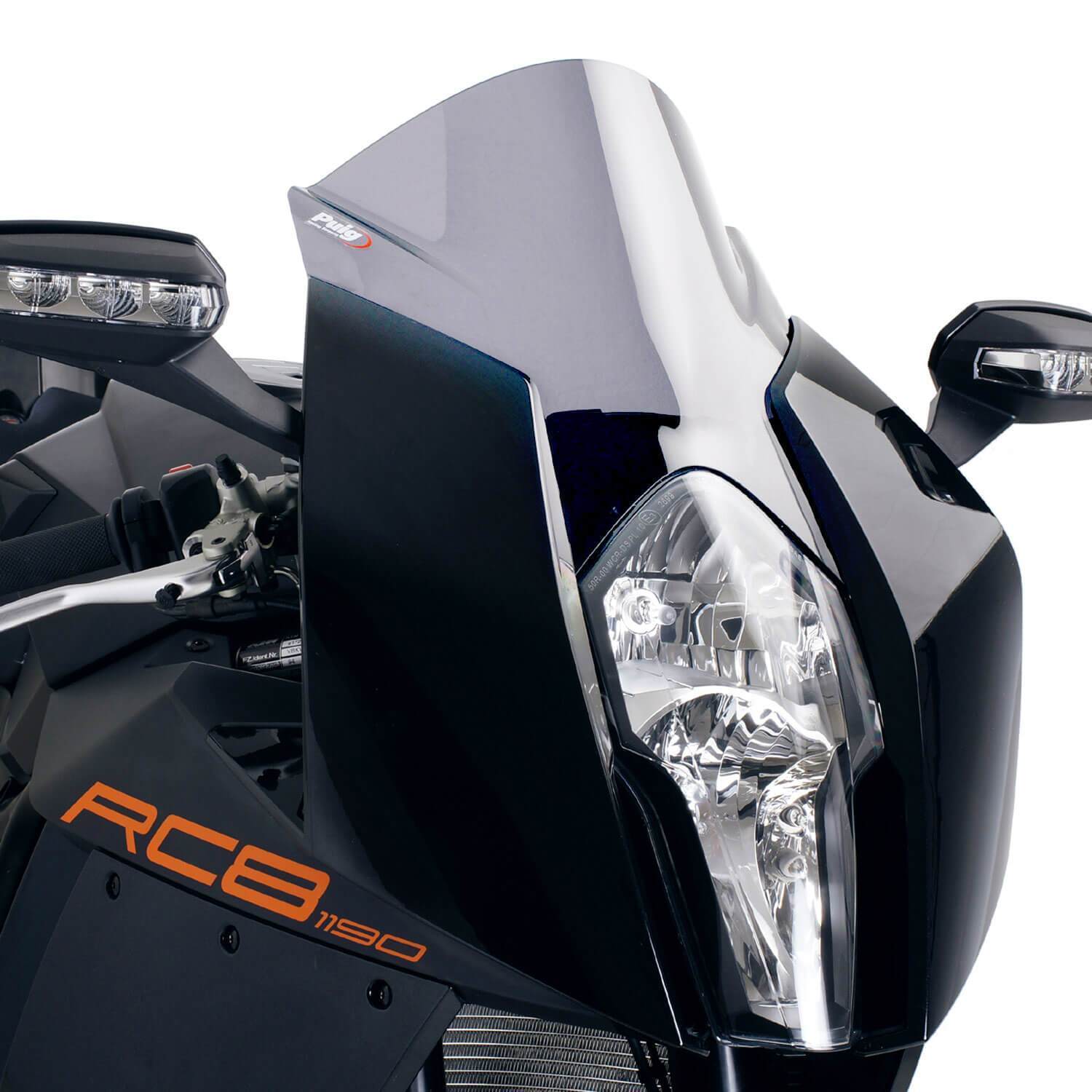 Puig Racing Screen | Light Smoke | KTM 1190 RC8/R 2008>2015 - Shop name