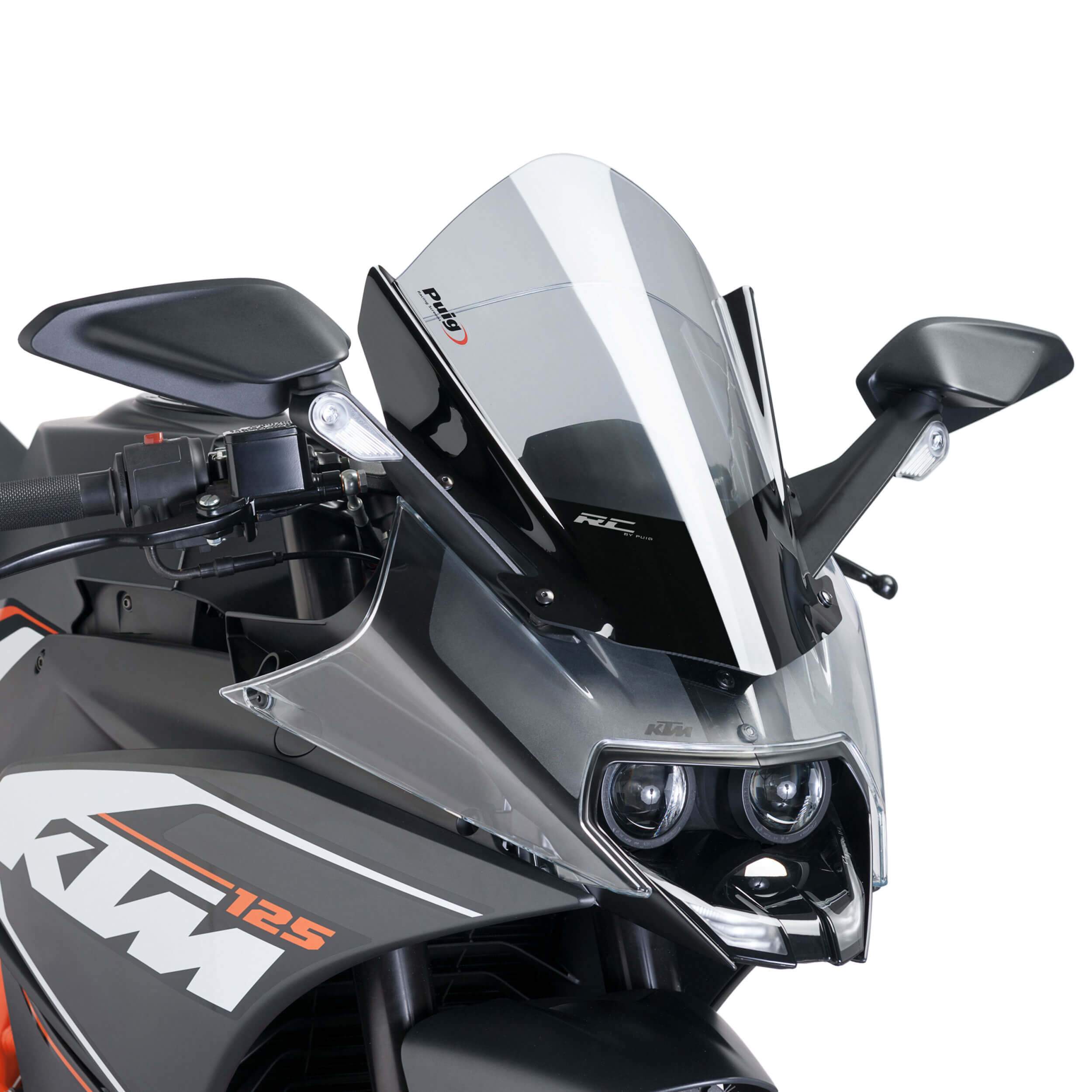 Puig Racing Screen | Light Smoke | KTM RC 125 2014>2019 - Shop name