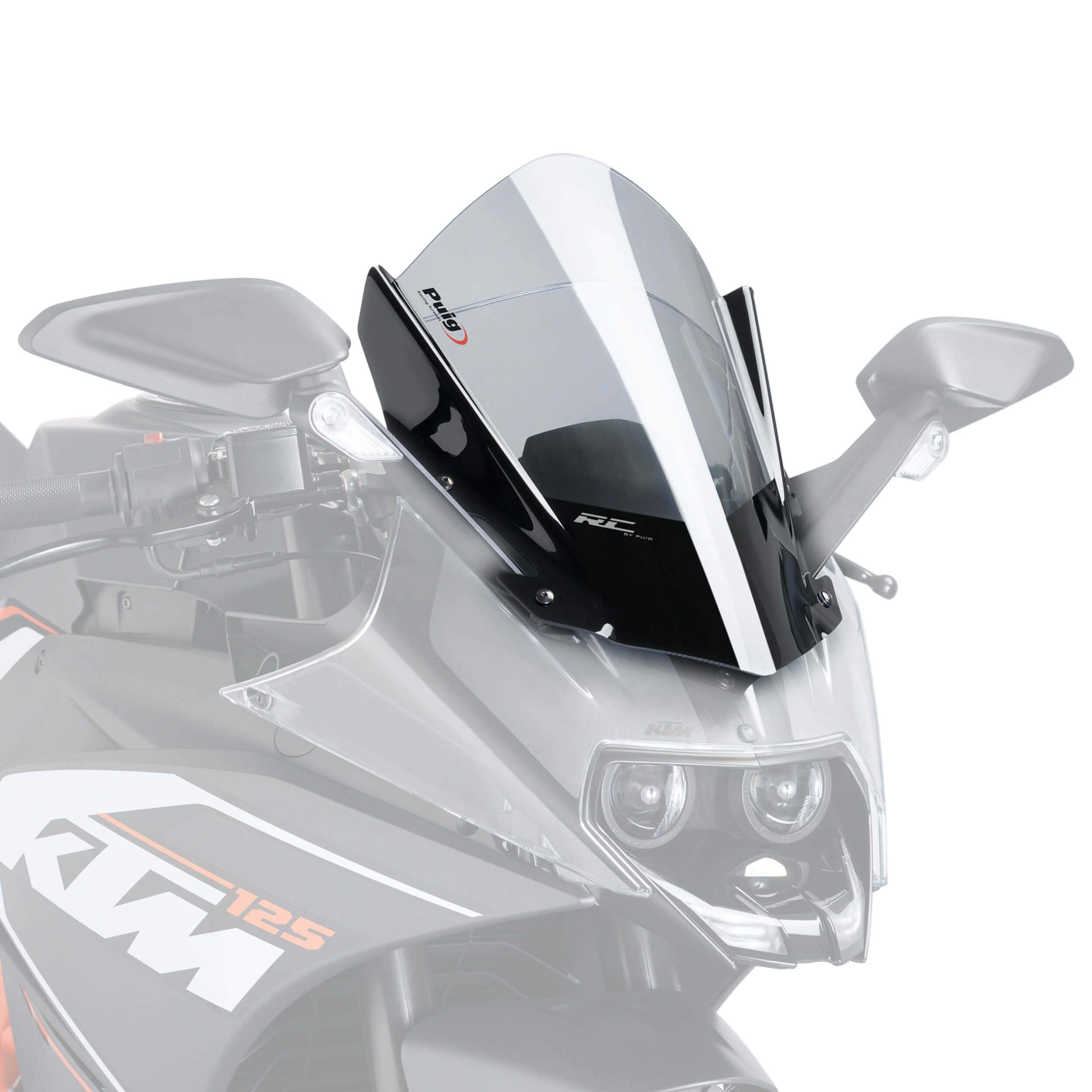 Puig Racing Screen | Light Smoke | KTM RC 125 2014>2019 - Shop name