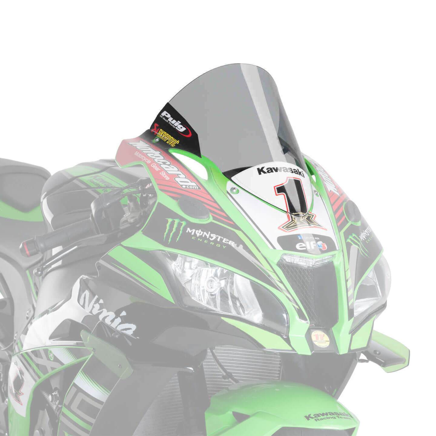 Puig Racing Screen | Light Smoke | Kawasaki ZX10-R 2016>2020 - Shop name