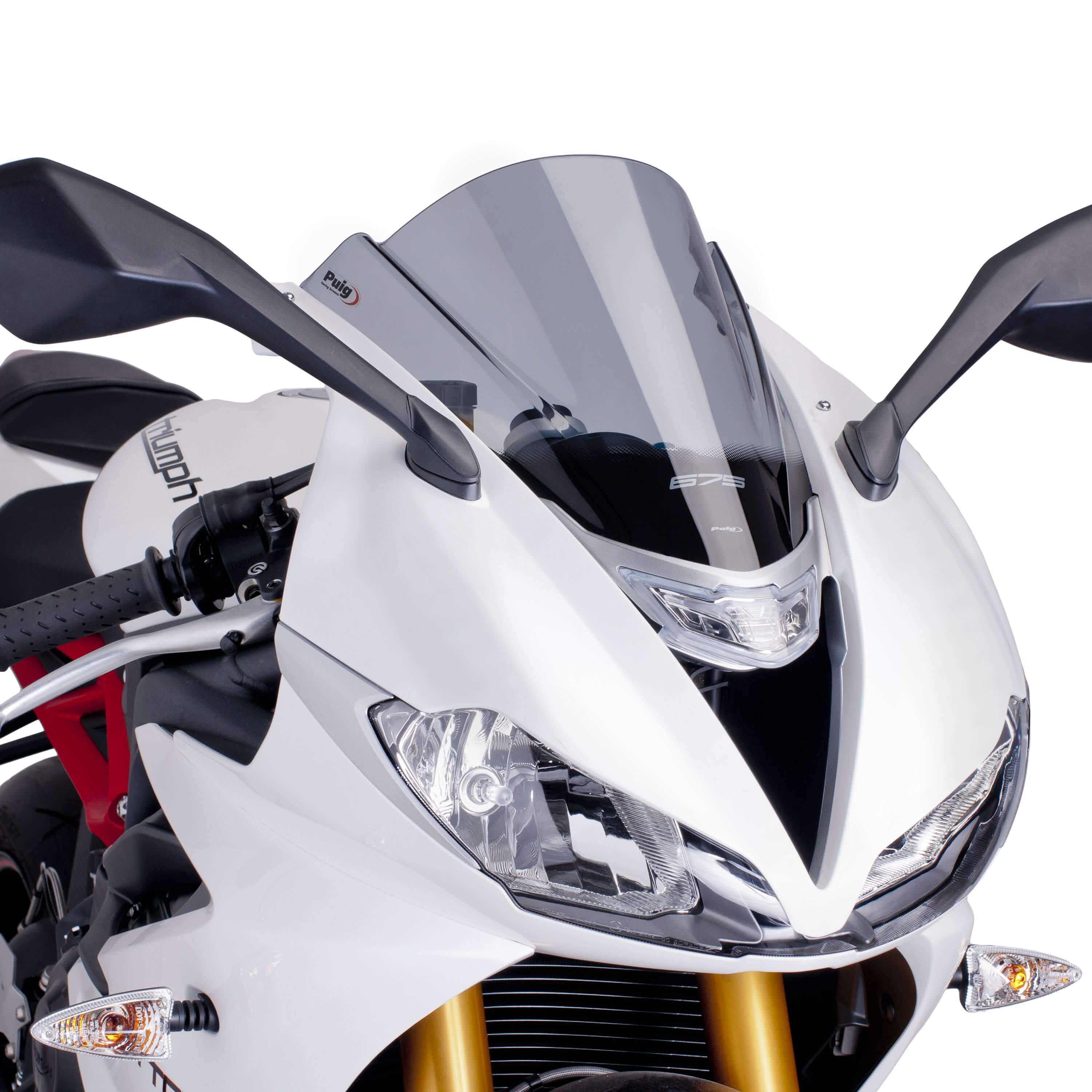 Puig Racing Screen | Light Smoke | Triumph Daytona 675 2013>2016 - Shop name