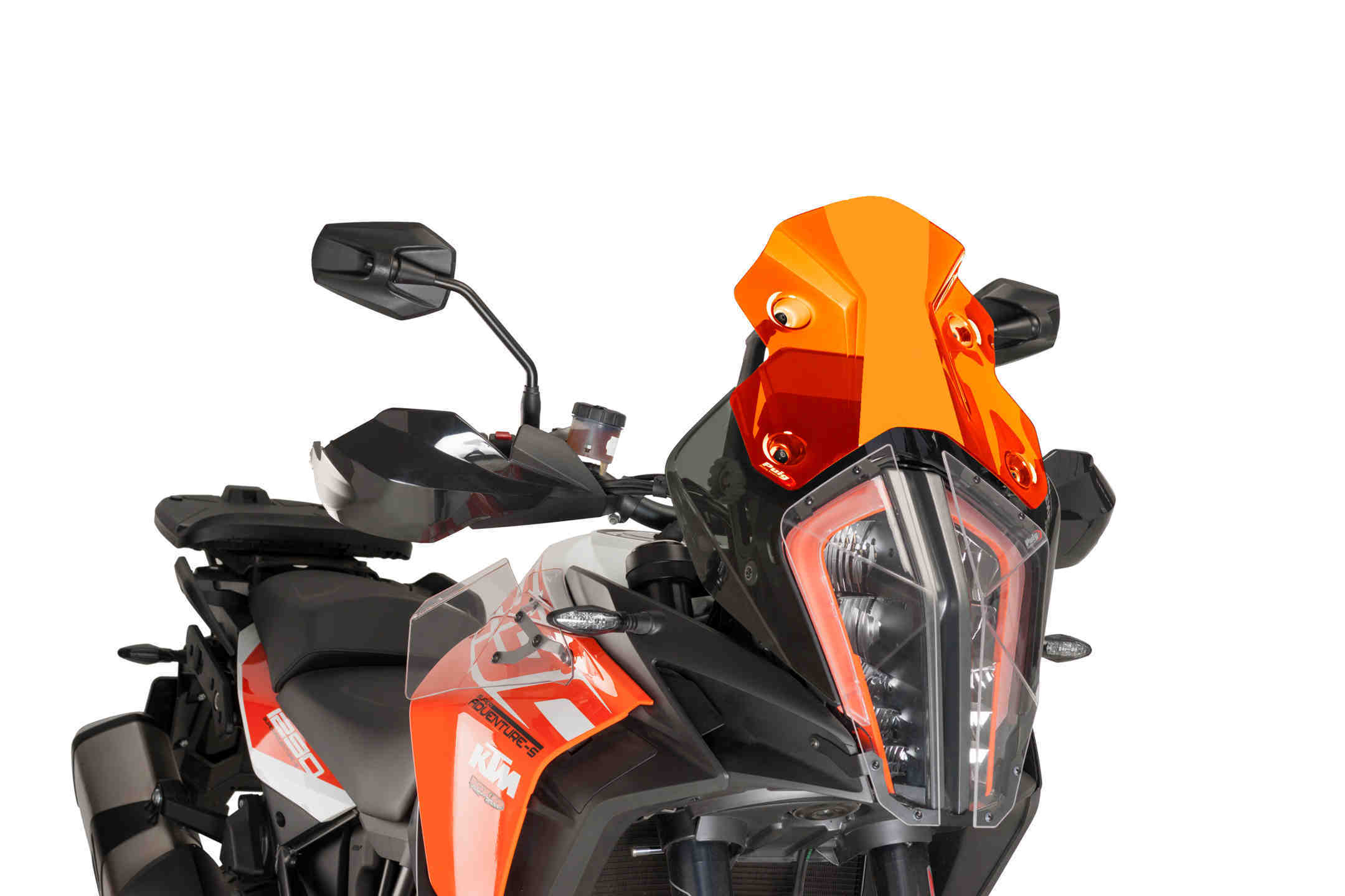 Puig Racing Screen | Orange | KTM 1290 Super Adventure S 2017>2020 - Pyramid Motorcycle Accessories