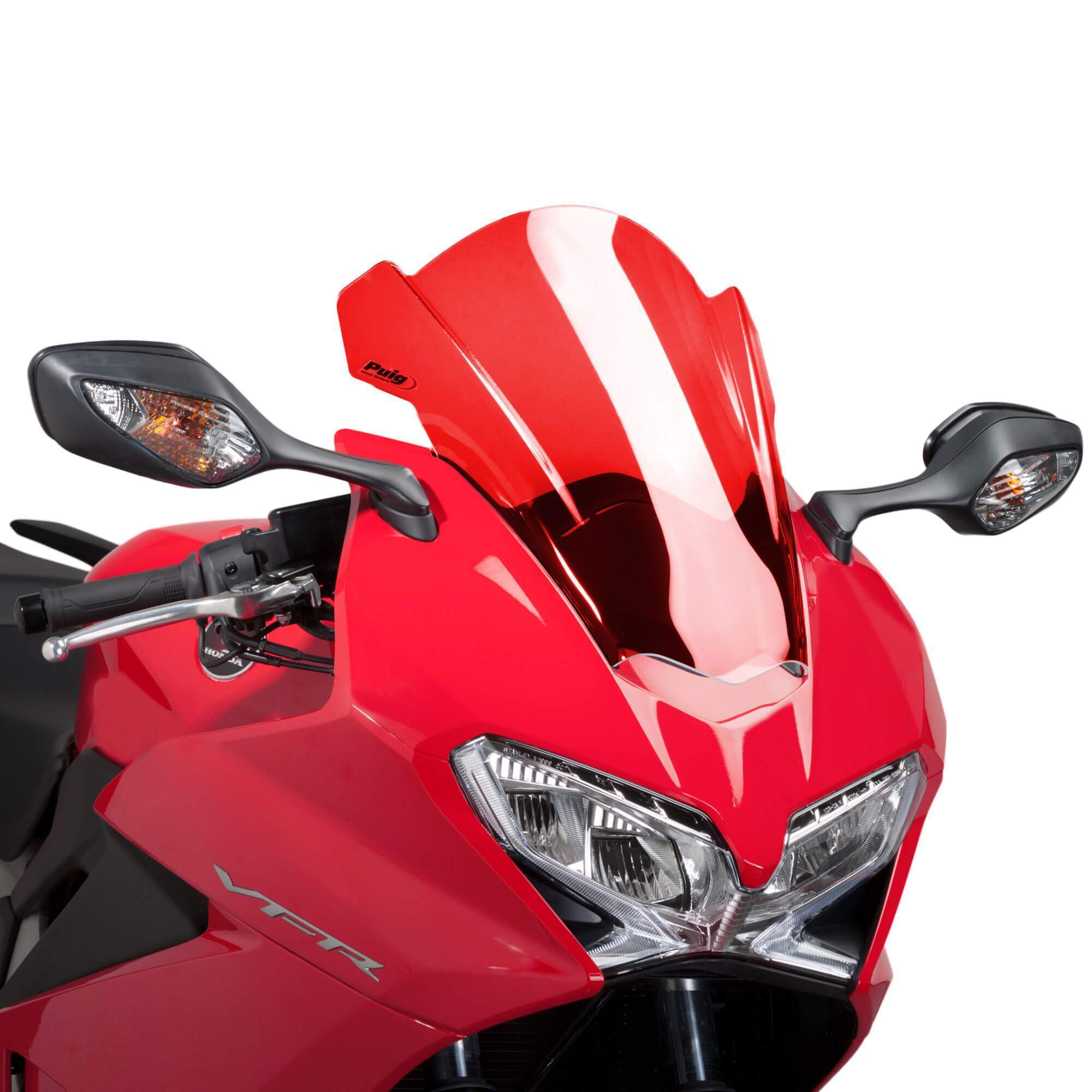 Puig Racing Screen | Red | Honda VFR 800 F 2014>Current - Shop name