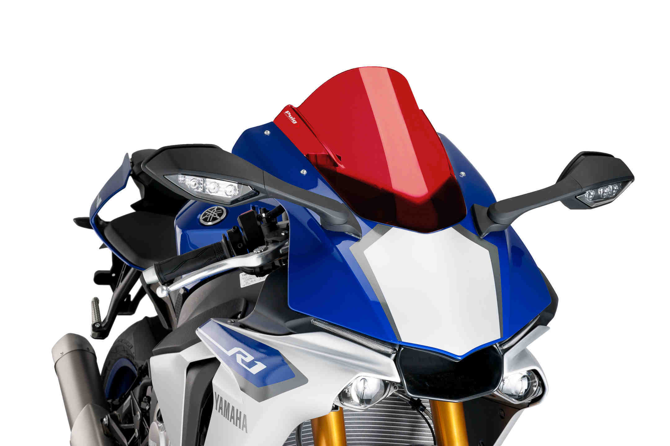 Puig Racing Screen | Red | Yamaha YZF-R1 2015>2019 - Shop name