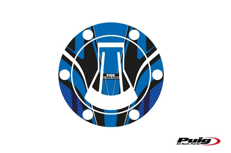 Puig Radikal Fuel Cap Cover | Blue | Aprilia RS 660 2021>Current - Shop name
