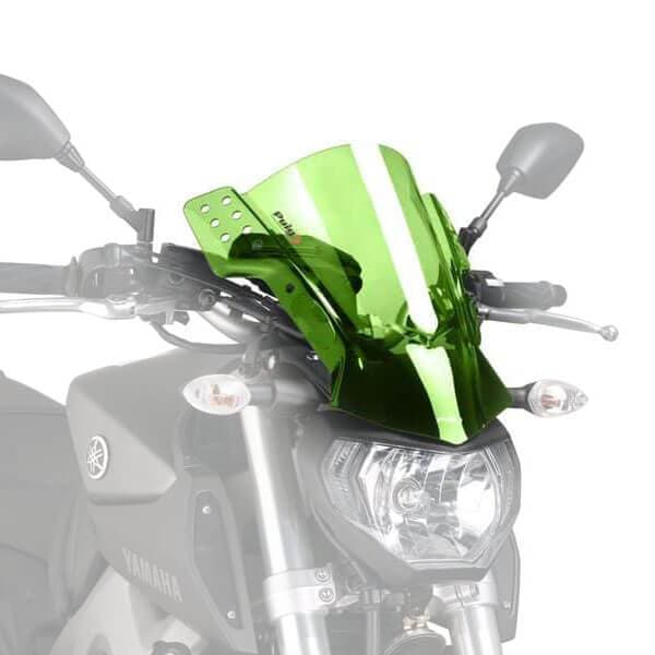 Puig Rafale Screen | Green | Yamaha MT-07 2014>2016 - Shop name