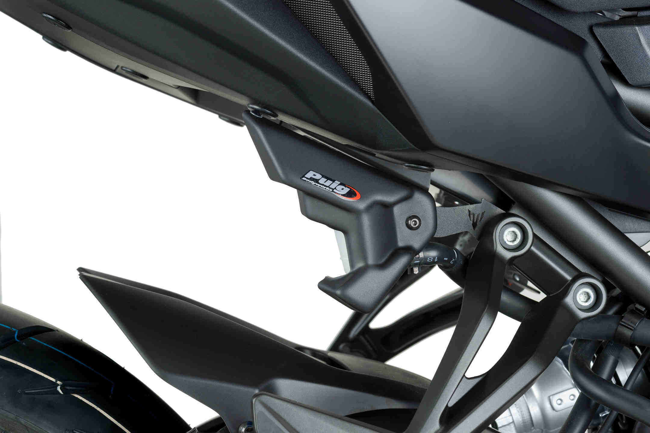 Puig Rear Brake Tank Cover| Matte Black | Yamaha Tracer 900 GT 2018>2020 - Shop name
