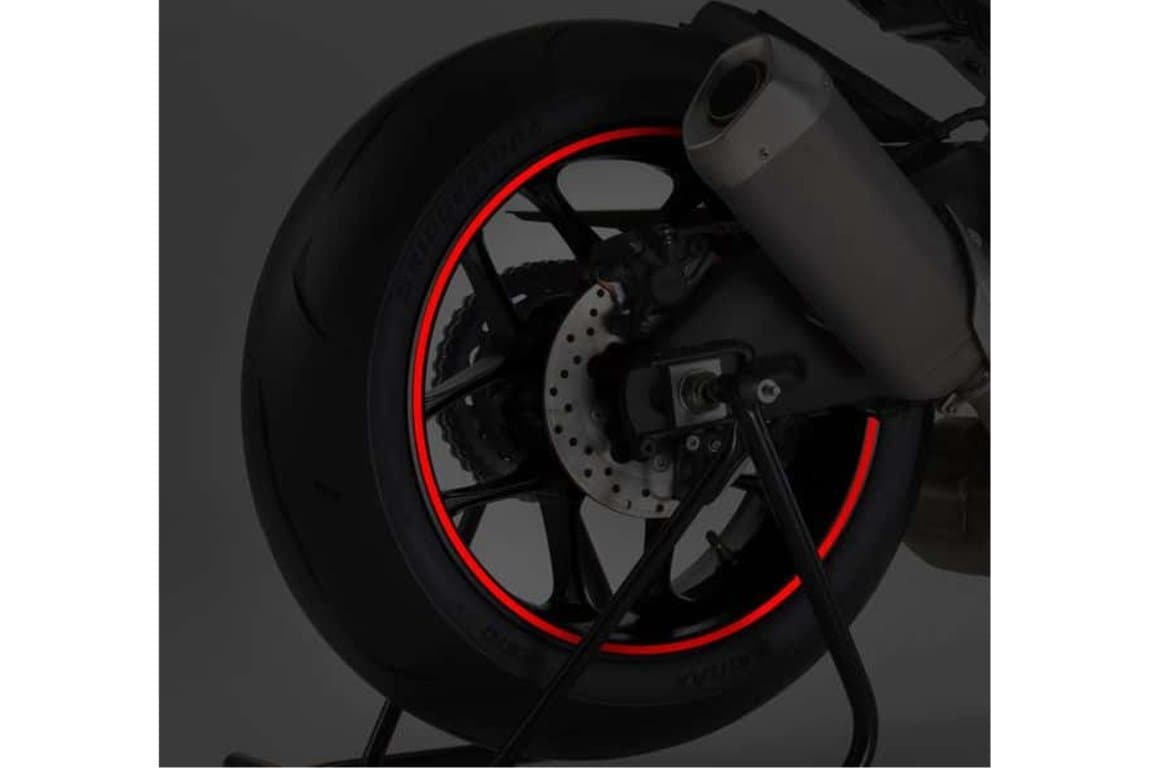 Puig Rim Tape with Applicator | Reflective Red - Shop name