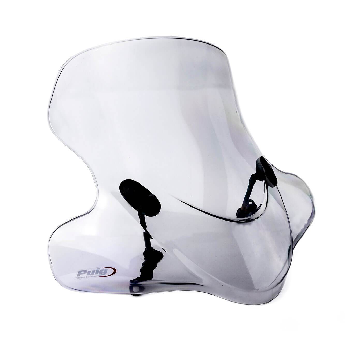 Puig Scooter City Touring Screen | Light Smoke (M8 Thread) (Mirror Mounted) - Shop name
