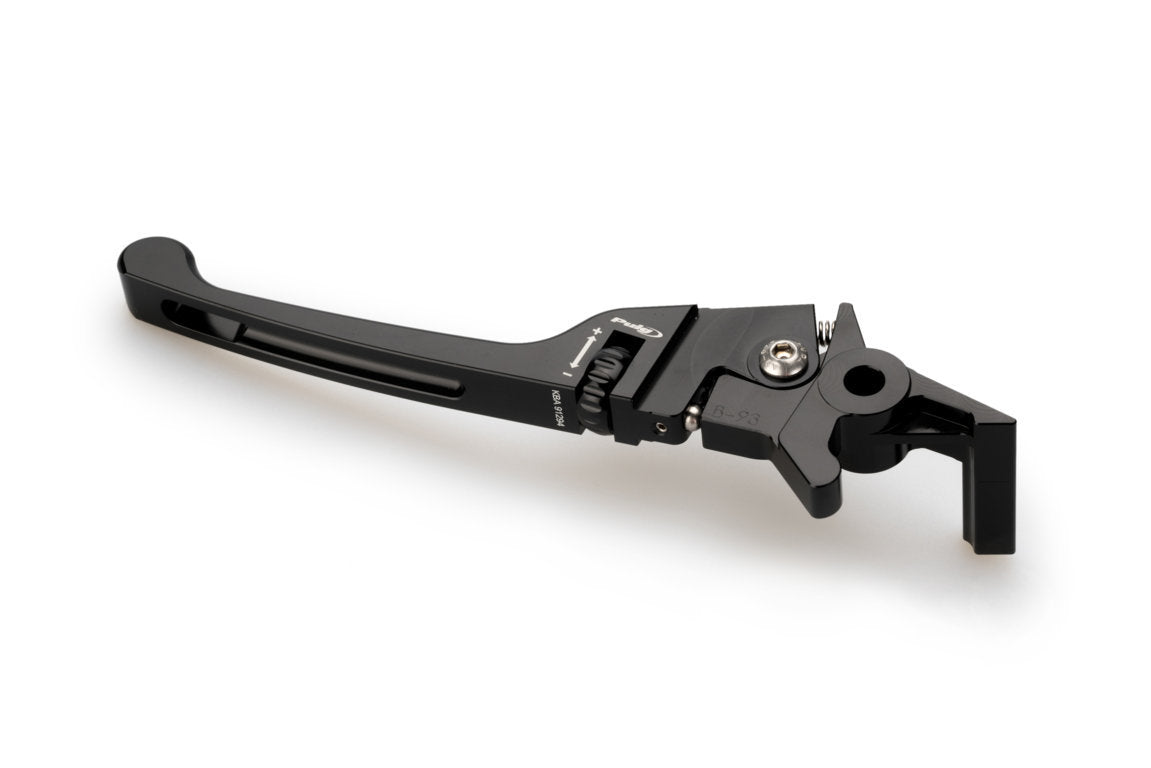 Puig Scooter Rear Brake/Left Lever | Black | Honda Forza 125 2020>2020 - Shop name