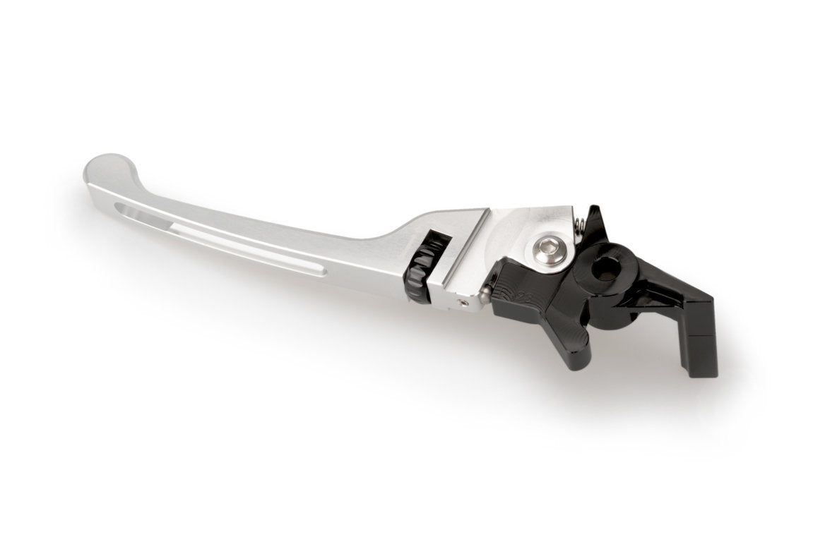 Puig Scooter Rear Brake/Left Lever | Silver | Honda Forza 125 2020>2020 - Shop name