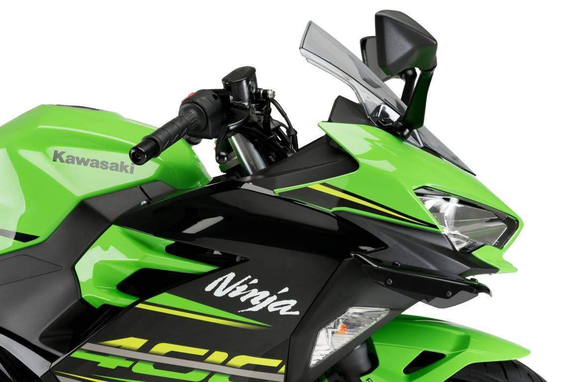 Puig Side Downforce Wings | Black | Kawasaki Ninja 400 2018>Current - Shop name