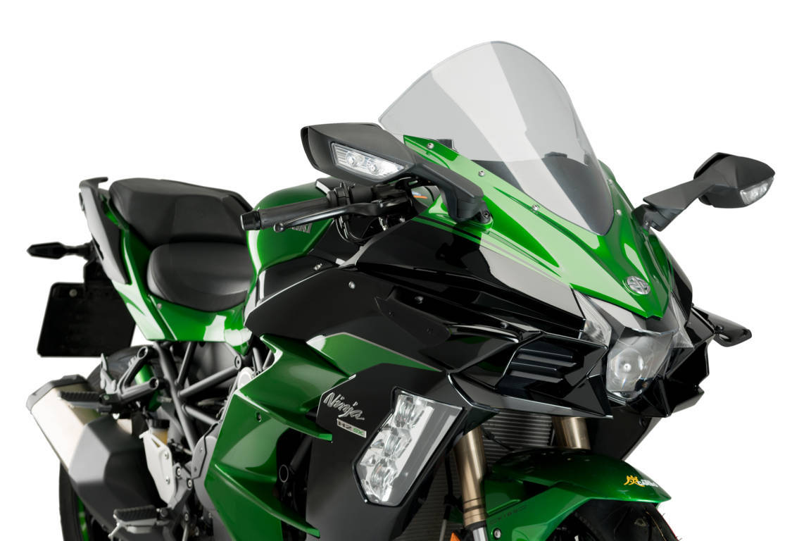Puig Side Downforce Wings | Black | Kawasaki Ninja H2 SX 2018>2019 - Shop name
