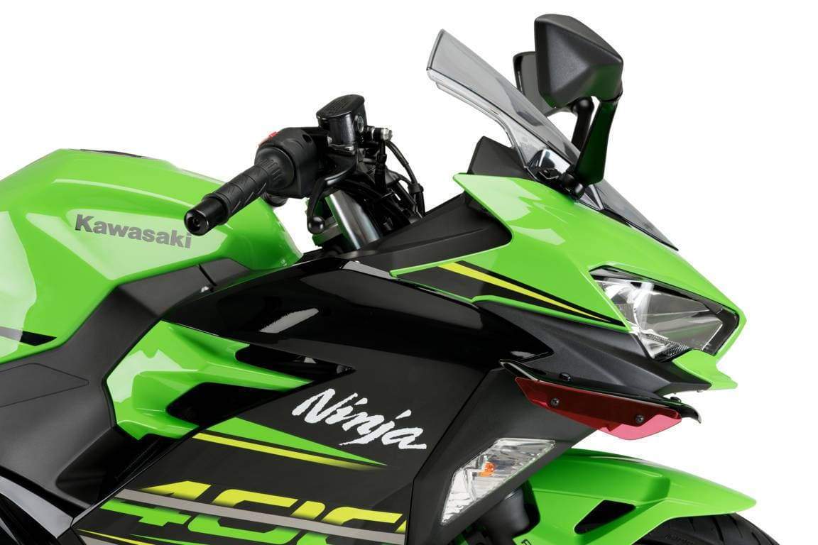 Puig Side Downforce Wings | Black/Red | Kawasaki Ninja 400 2018>Current - Shop name