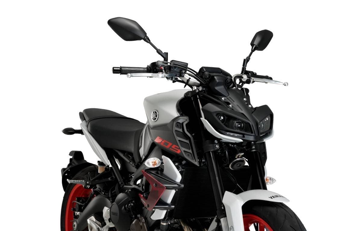 Puig Side Downforce Wings | Black/Red | Yamaha MT-09 SP 2018>2020 - Shop name