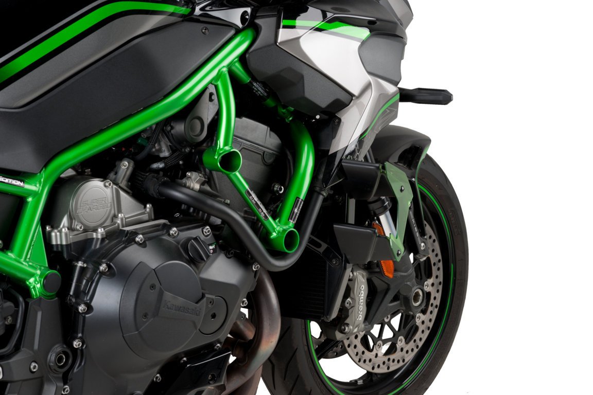 Puig Side Downforce Wings | Green | Kawasaki Z H2 2020>Current - Shop name