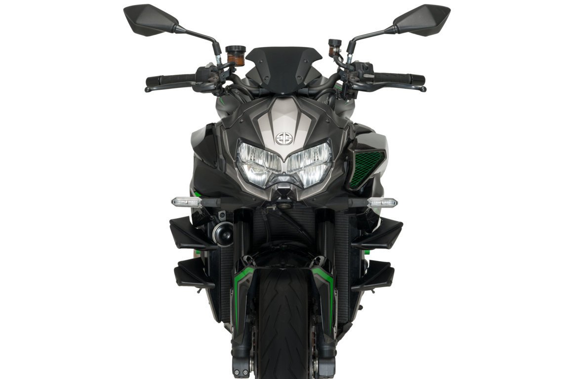 Puig Side Downforce Wings | Green | Kawasaki Z H2 2020>Current - Shop name